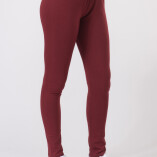 Leggings Lunghi Jersey di Cotone Rosso Bordeaux-4