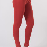 Leggings Lunghi Jersey di Cotone Rosso Mattone-2