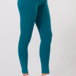 Leggings Lunghi Jersey di Cotone Petrolio