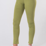 Leggings Lunghi Jersey di Cotone Verde Lime-1