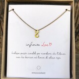 collana con ciondolo infinito ottone collana con ciondolo infinito ottone