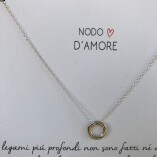 collana con ciondolo nodo d’amore collana con ciondolo nodo d’amore
