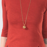 Maglietta Spacchetti Bamboo Manica Tre Quarti Rossa-6