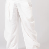 Pantaloni Aladino con Tasche Cotone bio Bianco-3