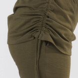 Pantaloni con Gonnellina in Bambù Verde Militare-6