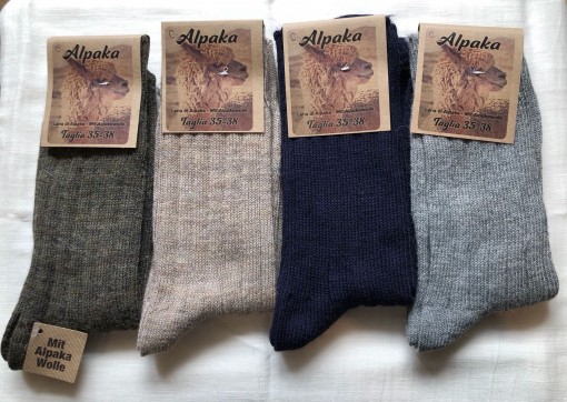 calze alpaca corte unisex kit 4_35-28_marroni blu e grigio