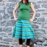 Canotta feminine viscosa_verde_fronte 1