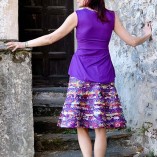 canotta feminine viscosa viola retro